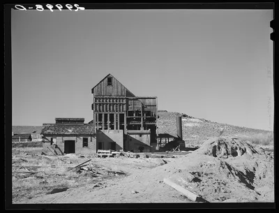 Abandoned mill. Washoe County, Nevada, 1940