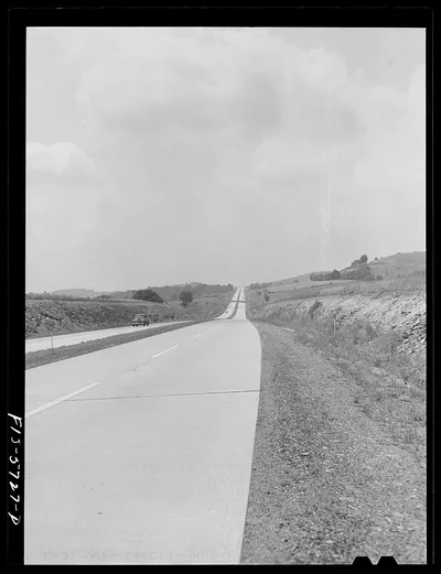 Pennsylvania Turnpike, Pennsylvania, 1942