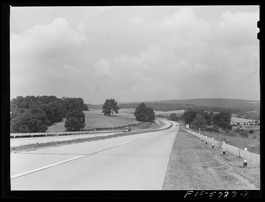 Pennsylvania Turnpike, Pennsylvania, 1942