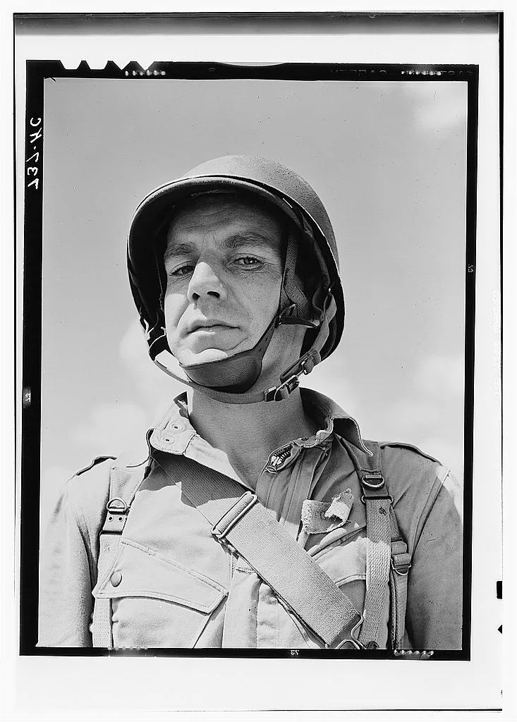 Portrait of a U.S. Army paratrooper, 1942